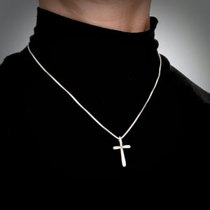 Forged in Faith: Cross Necklace (Regular Size)