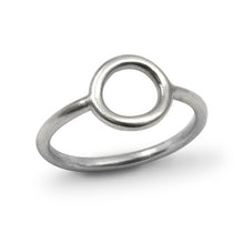 Load image into Gallery viewer, In Orbit: Simple Circle Sterling Silver Ring
