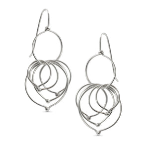 In Orbit: Multi-Loop Drop Earrings