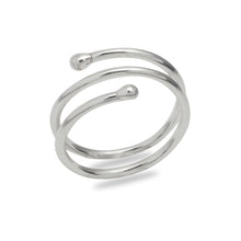 Load image into Gallery viewer, Spiral Trajectory: Playful Coil Wrap Ring
